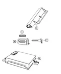 Genuine Mopar 2014 Dodge Charger Integrated Key Fob Transmitter 68232719AA. Fixed Price $124.73.