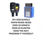 Used Oem 2006-2010 Hyundai Sonata Remote Key Fob OSLOKA-310T 95430-3K202. Fixed Price $79.99.