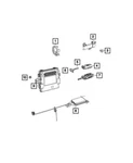 Genuine Mopar 2017-2025 Jeep Compass Integrated Key Fob Transmitter 68250335AB. Fixed Price $137.69.