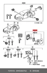 Genuine Transmitter Sub-assy, Electrical Key, 8990460762 For Toyota 89904-60762. Fixed Price $260.21.