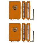 2 Original Orange Volvo S90 XC40 XC90 XC60 V60 Smart Key Fob Remote Uncut Blade. Fixed Price $79.99.