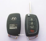 Oem 2013-2016 Hyundai Santa Fe /xl Flip Keyless Entry Remote Fob +new Blade. Fixed Price $49.99.