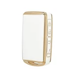 Offcurve Key Fob Cover For Mazda, Special Car Case Compatible Gold White. Fixed Price $27.75.