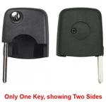 Remote Head Flip Key Case Shell Compatible With Vw Round ID48 Uncut HU66. Fixed Price $9.69.