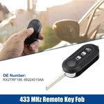 Pack Of 1 For Ram Fiat 433 Mhz Car Fob Keyless Entry Remote Black. Fixed Price $24.29.