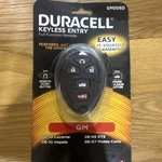 Duracell Full Function Remote Gm 006D Do-it-yourself Programming. Fixed Price $11.00.