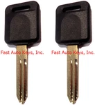 2 (pair) New Uncut Ignition Transponder Chipped Keys For Nissan/infiniti Cars. Fixed Price $14.95.