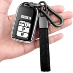 For Honda Fob Cover With Leather Keychain,soft Tpu Full Protection,key. Fixed Price $32.99.