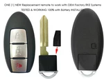 New Keyless Car Remote For Nissan Juke 2011-2017 Fob 285E3-1KM0D CWTWB1U808. Fixed Price $122.95.