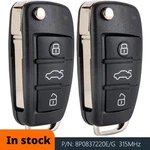 For Audi A3 Tt 2006-10 Upgraded Flip 315MHZ Remote Car Key Fob 8P0 837 220 E/g. Fixed Price $32.90.