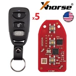 5PCS Xhorse XKHY21EN 2NDGENERATION Wire Remote Key For Hyundai 4 Buttons Us. Fixed Price $34.95.