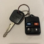 Ford Mustang Mercury 4 Button Remote F8DB-15K601-BA And Key. Fixed Price $12.99.