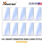 10X Xhorse Universal Smart Proximity King Card Remote Key Sky Blue 4B XSKC05EN. Fixed Price $303.95.
