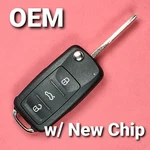 Oem 2011 - 2016 Volkswagen Vw Flip Key Remote New Chip 5K0 837 202 Ae NBG010180T. Fixed Price $41.39.