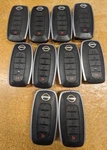 Lot Of 10 Oem Nissan Smart Key Fob Remotes KR5TXPZ3 Buttons. Fixed Price $170.00.