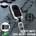 Silver Mech Luminous Smart Key Fob Skin Shell Chain For Mazda MX-30 MX-5 Miata. Fixed Price $24.49.