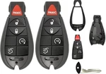2 New Keyless Entry 5 Buttons Remote Start Car Fobik Shell /.... Fixed Price $29.02.