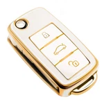 Feyoun Key Fob Cover Compatible With Vw Volkswagen Atlas Universal, White. Fixed Price $16.39.