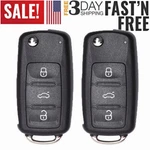 For 2010 - 2014 Vw Volkswagen Flip Key Fob Shell Case Jetta Beetle Passat Gti. Fixed Price $18.99.