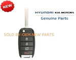 Oem 2018-2023 Kia Rio Remote Flip Key Fob NYOSYEC4TX1611 95430-H9700. Fixed Price $49.99.