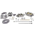 Speedway Motors Tri-power Junkyard 2BBL Rochester Carb Conversion Kit W/ Linkage. Fixed Price $466.99.
