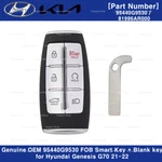 Genuine Oem 95440G9530 Fob Smart Key + Blank For Hyundai Genesis G70 21-22. Fixed Price $109.25.