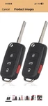 2X Keyless Entry Remote Car Flip Fob Control For Volkswagen Vw NBG010180T. Fixed Price $40.00.
