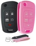 Waymei Silicone Fob Cover Remote Keyless Case Protector Black + Pink. Fixed Price $15.93.