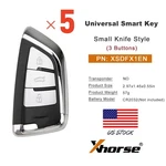 Xhorse XSDFX1EN Universal Smart Remote Key 3 Buttons Small Knife Style For Vvdi. Fixed Price $99.00.