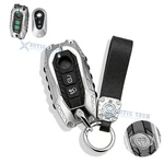 Silver Mech Luminous Smart Key Fob Skin Shell Chain For Benz Cle Glc Eqe. Fixed Price $24.49.
