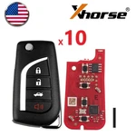 10PCS Xhorse XKTO12EN Toy.t Style Second Generation Universal Wired Remote Key. Fixed Price $74.95.