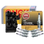 Ngk Dis Ignition Coil & 6 G-power Platinumspark Plugs Kit Ford Mazda 3.0L. Fixed Price $125.95.
