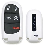 Exact Fit Glossy Pearl White Smart Key Fob Shell Cover For Jeep Dodge Chrysler. Fixed Price $11.09.