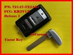 Oem Acura Mdx Rdx Smart Keyless Proximity Remote Fob Transmitter 72147-TZ5-A01. Fixed Price $39.99.