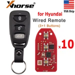 10 Xhorse XKHY21EN Vvdi Universal Wire Remote Key For Hyundai 3+1 Button. Fixed Price $34.95.
