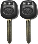 2 New Toyota Replacement Uncut Transponder 4D Chip Car Ignition Key - With Logo. Fixed Price $19.99.