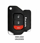Oem 2018-2024 Jeep Wrangler Flip Keyless Entry Remote Fob OHT1130261 + Blank. Fixed Price $38.22.