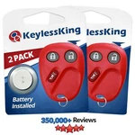 2 Keyless Entry Remote Car Fob Control For MYT3X6898B 15008008 15008009 Red. Fixed Price $14.95.