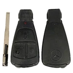 Oem Mercedes Benz Keyless Remote + Uncut 4BTN Iyz 3302 (black Logo). Fixed Price $79.85.