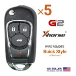 5X Xhorse Wire Flip Remote G2 For Buick 4B XKBU22EN (new Version Of XKBU02EN). Fixed Price $47.95.