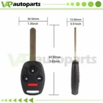 For 2005 2006 Honda Cr-v 313.8 Mhz Remote Keyless Entry Fob 35111-S9A-305. Fixed Price $9.69.