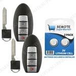 Replacement For Nissan 2007-2008 Maxima 2007-2012 Sentra Remote Car Key Fob Pair. Fixed Price $34.95.