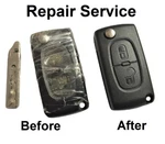 Key Repair Peugeot Partner 207 307 308 407 Button Remote Fob Case Replacement. Fixed Price $47.10.