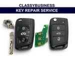 Repair Service For Volkswagen MK7 Golf Skoda Octavia Flip Key Fob Case. Fixed Price $47.09.