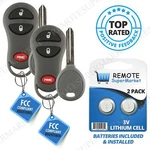2 Replacement For Jeep 99-01 Cherokee 99-04 Grand Remote Key Fob Set. Fixed Price $44.95.