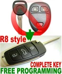 R8 Style Flip Fob For Gm Models Chip Keyless Clicker Remote Alarm Entry. Fixed Price $39.99.
