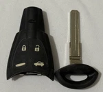 New Saab Keyless Entry Remote Keyfob 4B Fits LYQSAAM433TX. Fixed Price $38.00.