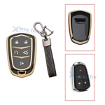 Black Full Cover Remote Fob Case W/keychain For Cadillac CT6 XT5 Cts HYQ2AB. Fixed Price $15.99.