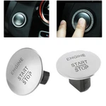 Silver Abs Car Engine Start/stop Push Button Cover For Mercedes-benz 2215450714. Fixed Price $12.99.