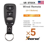 5 Xhorse XKHY21EN Vvdi Universal Wire Remote Key For Hyundai 3+1 Buttons. Fixed Price $34.95.